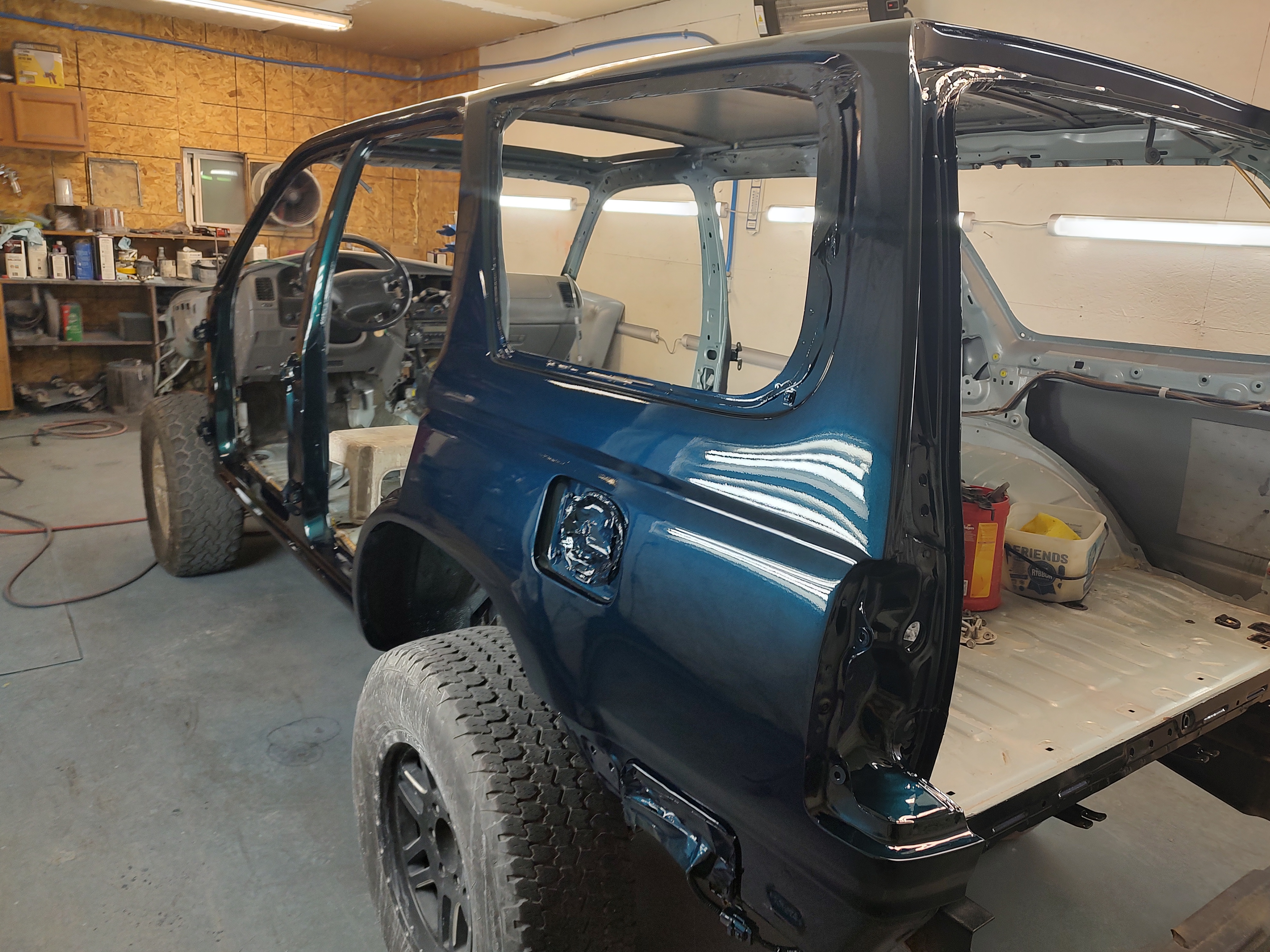 Fresh paint, reassembly begins