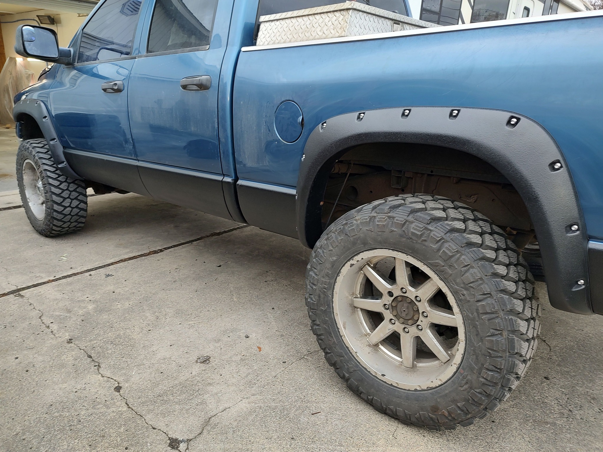 After — fender flares